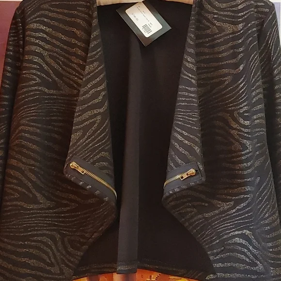 Animal print crop Jacket - Picture 4 of 7